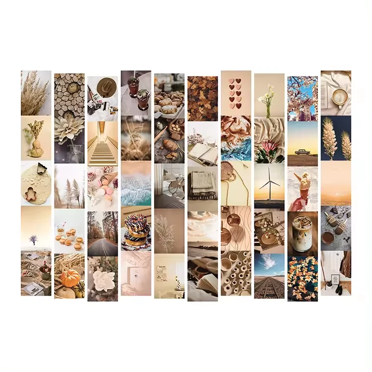 4x6 tums estetiskt fotokollage för papper
