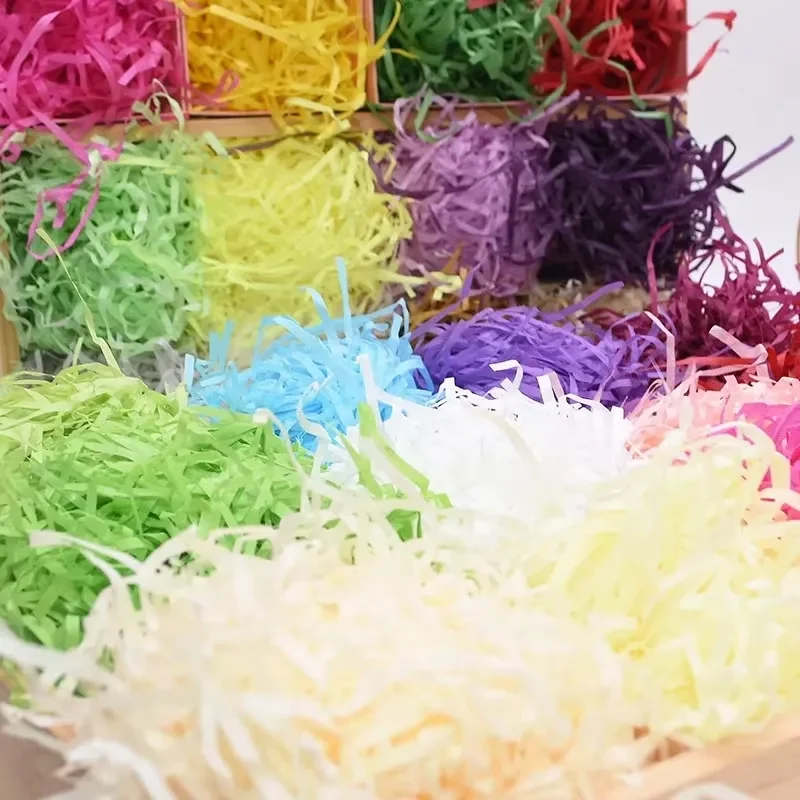 Korgskurna raffia vävnadspapper