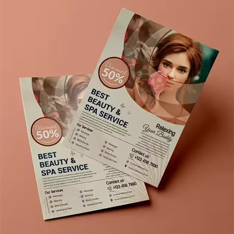 Business Flyer Printing Broschyr Flyers Reklam