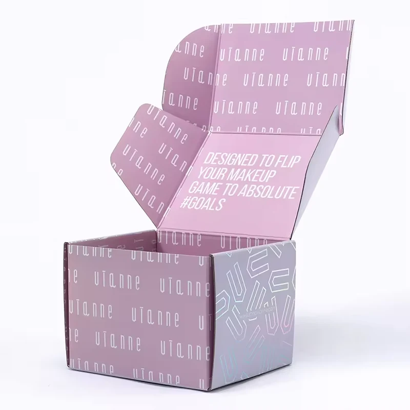 Vikbar holograf rosa brevlåda