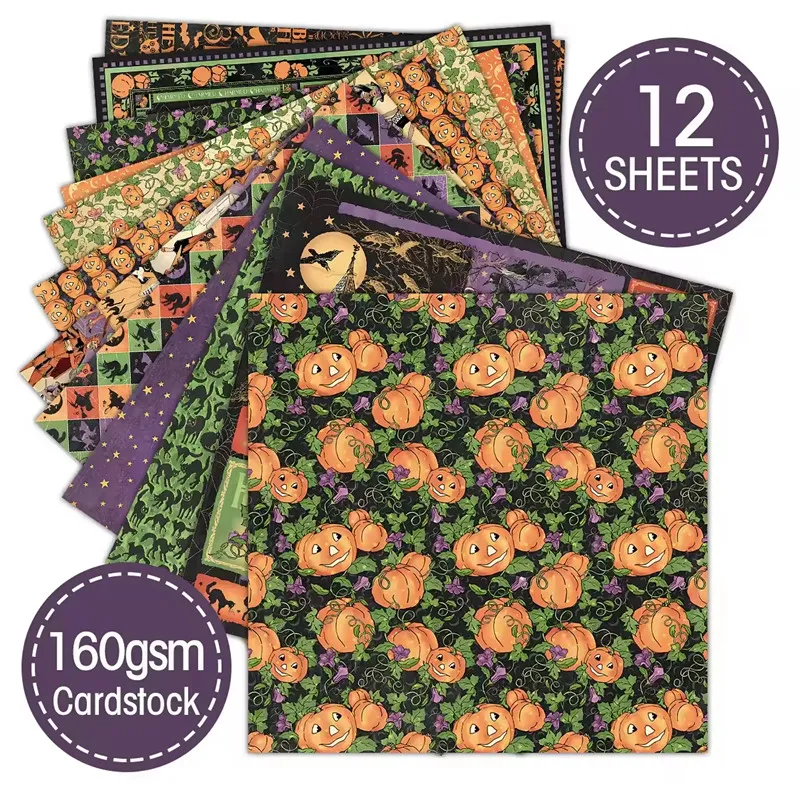 Halloween Scrapbook papper