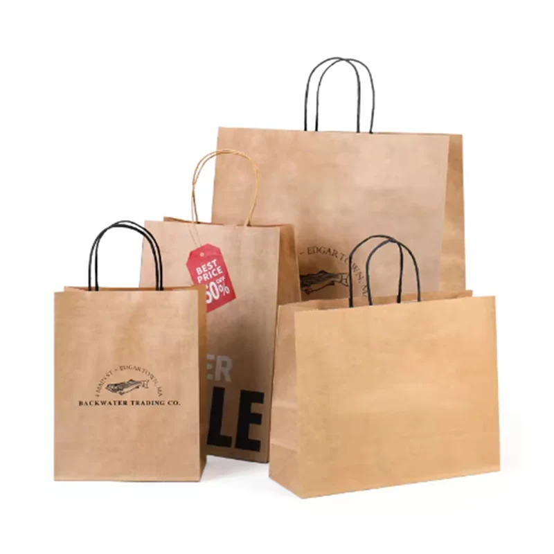 Kraftpapper Snabbmat Take Away Bag