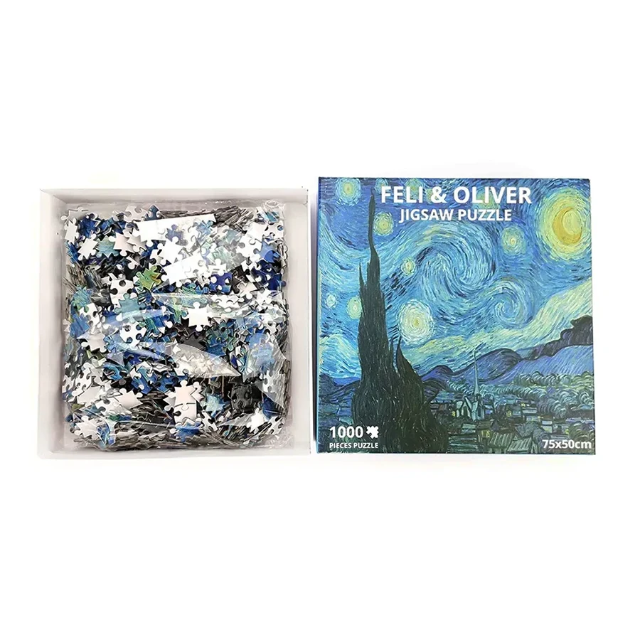 Van Gogh Oljemålning Pussel